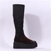 Marco Moreo Vale Stretch Knee High - Brown Suede